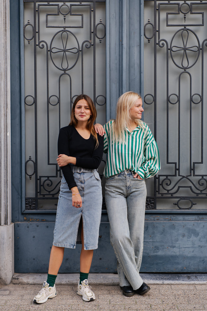 Won Hundred T-shirt Gemma - zwart