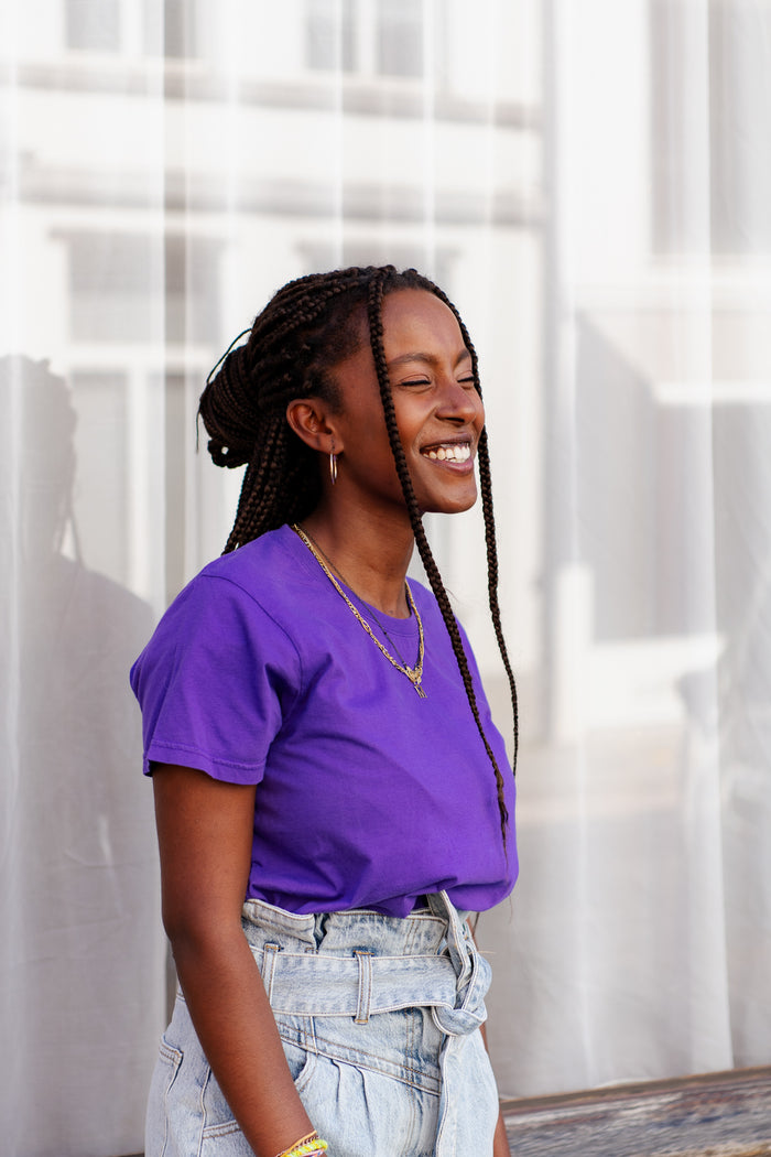 T-shirt Light Organic - ultra violet