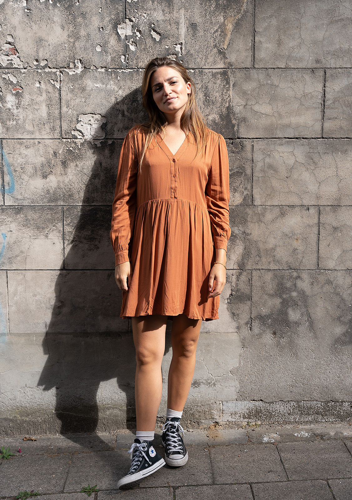 Cherry Paris Jurk Erika - camel