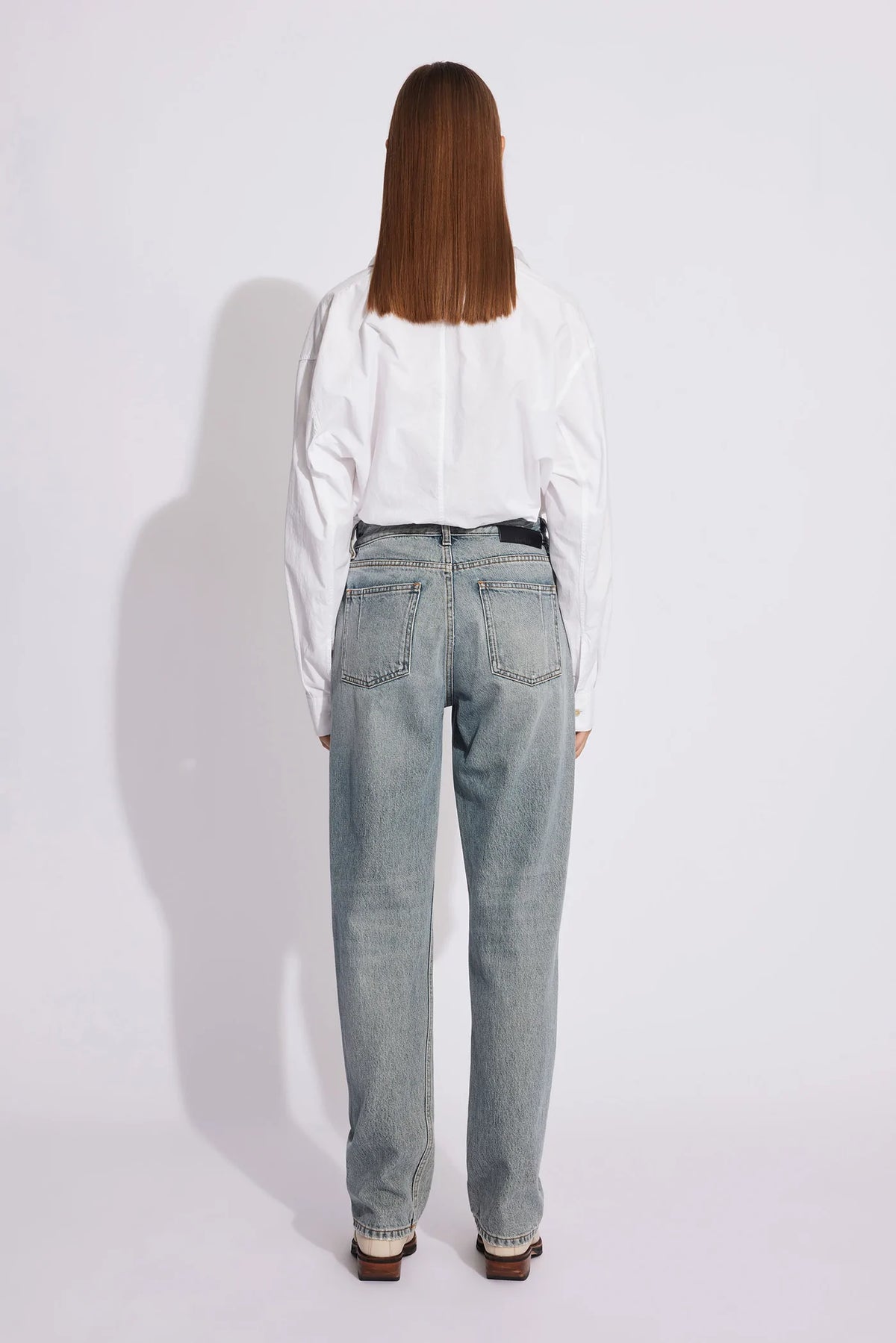 Won Hundred Jeans Pearl - afgewassen grijs (dirt blue)