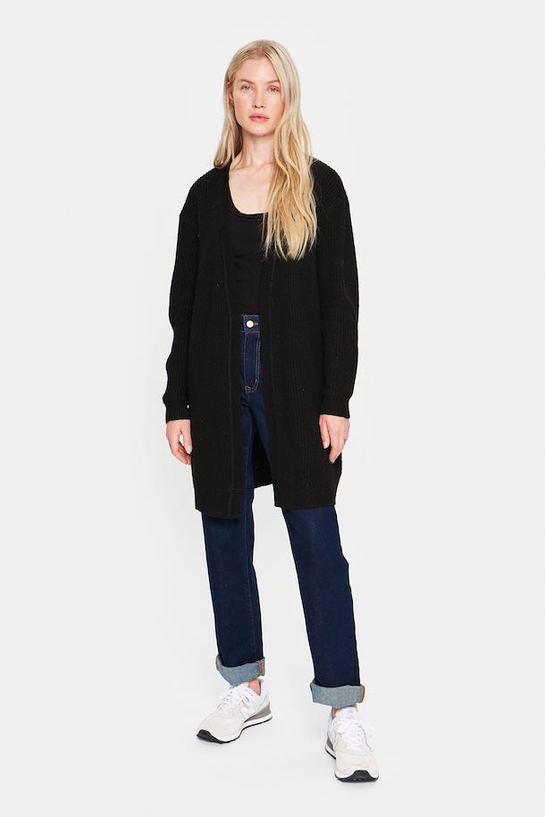 Saint Tropez Vest PeonySz - zwart