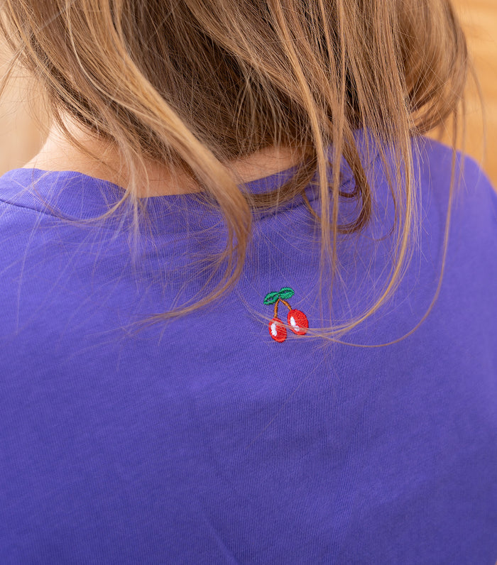 Cherry Paris T-shirt Mailis - violet