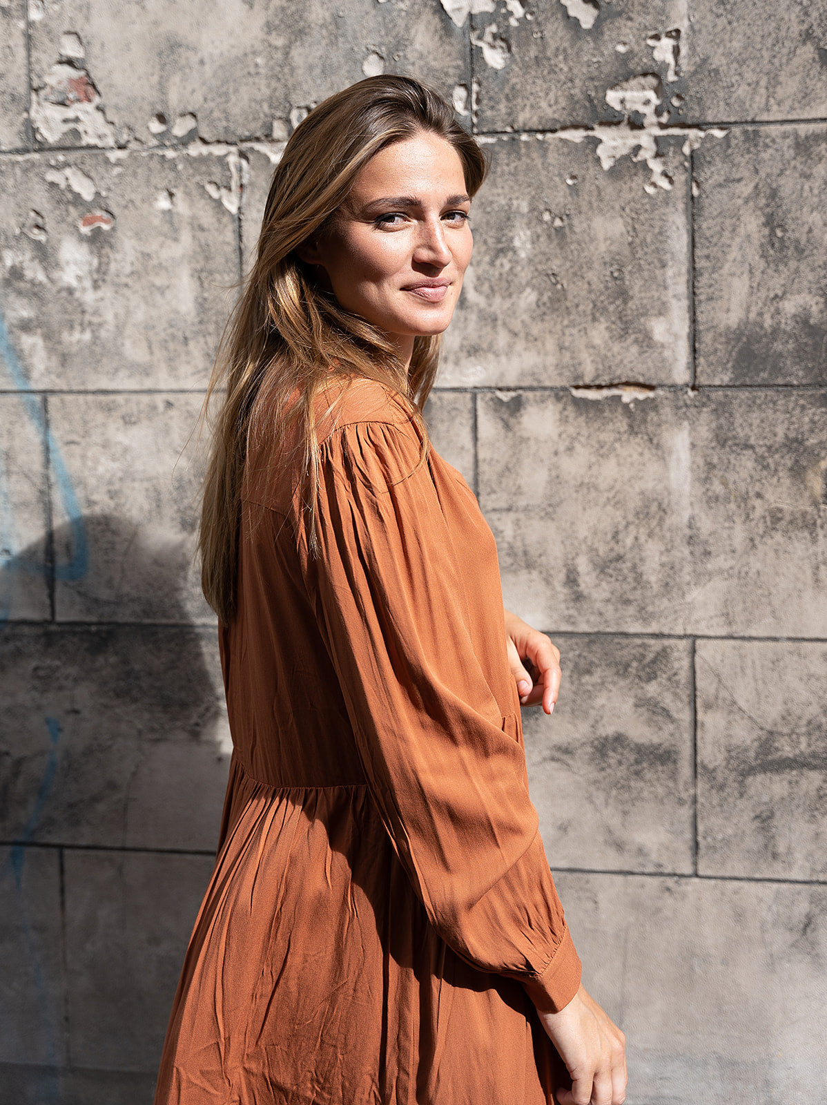 Cherry Paris Jurk Erika - camel