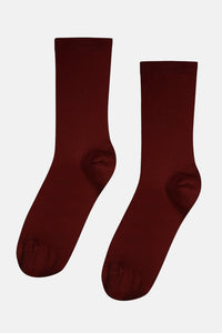 Sokken Classic Organic - oxblood red