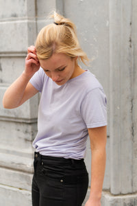 T-shirt Light Organic - zacht lavendel