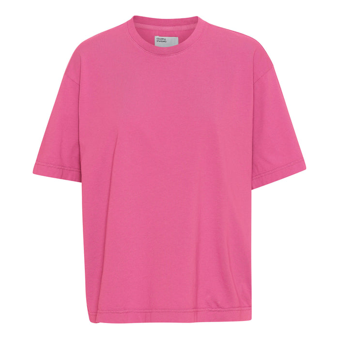 T-shirt Oversized Organic - bubblegum pink