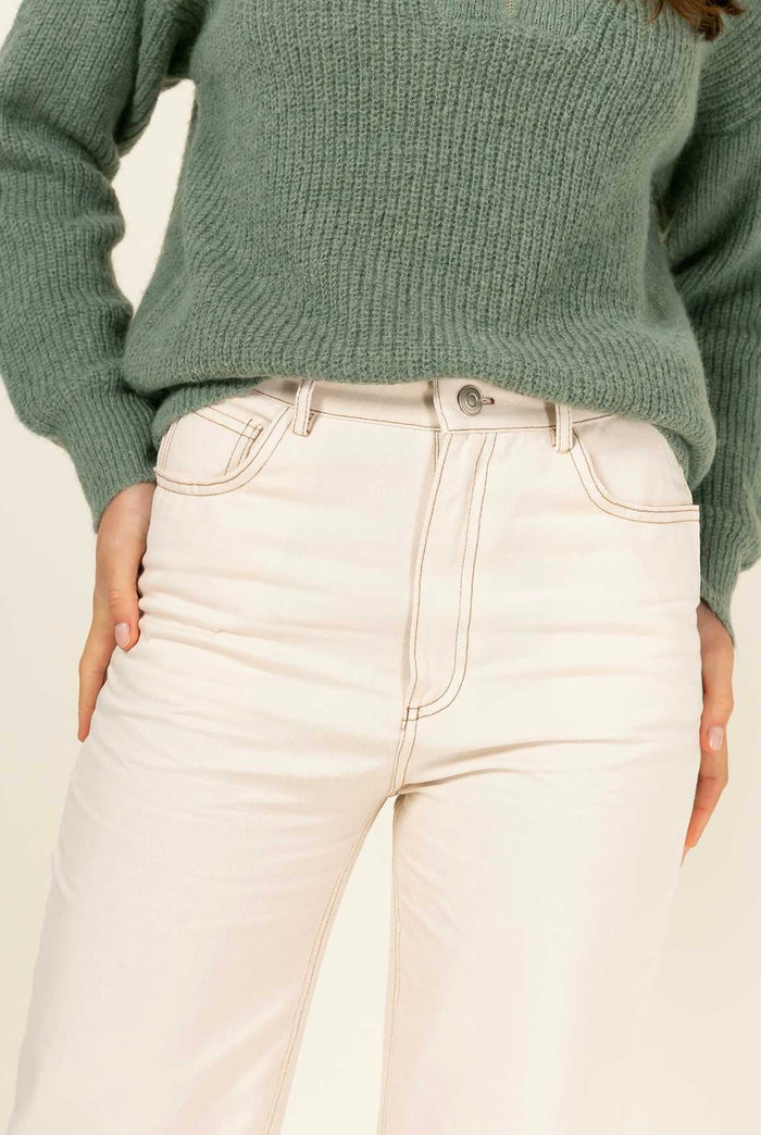Cherry Paris Broek Ranya - ecru