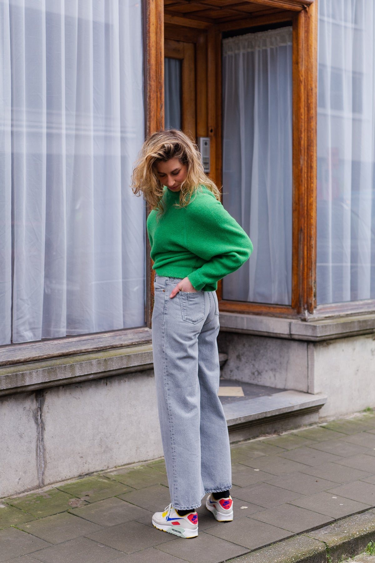 Won Hundred Jeans Kiri Flair - lichtgrijs