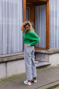 Won Hundred Jeans Kiri Flair - lichtgrijs