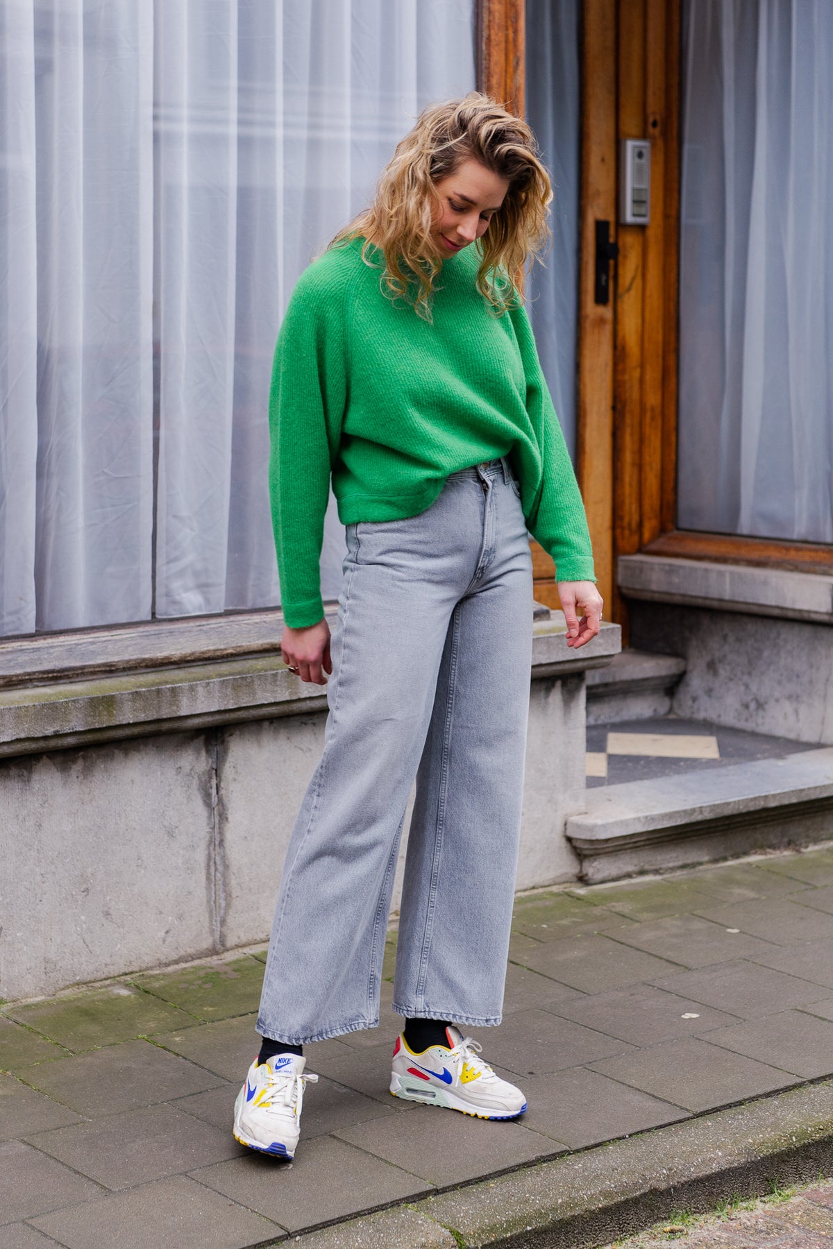 Won Hundred Jeans Kiri Flair - lichtgrijs