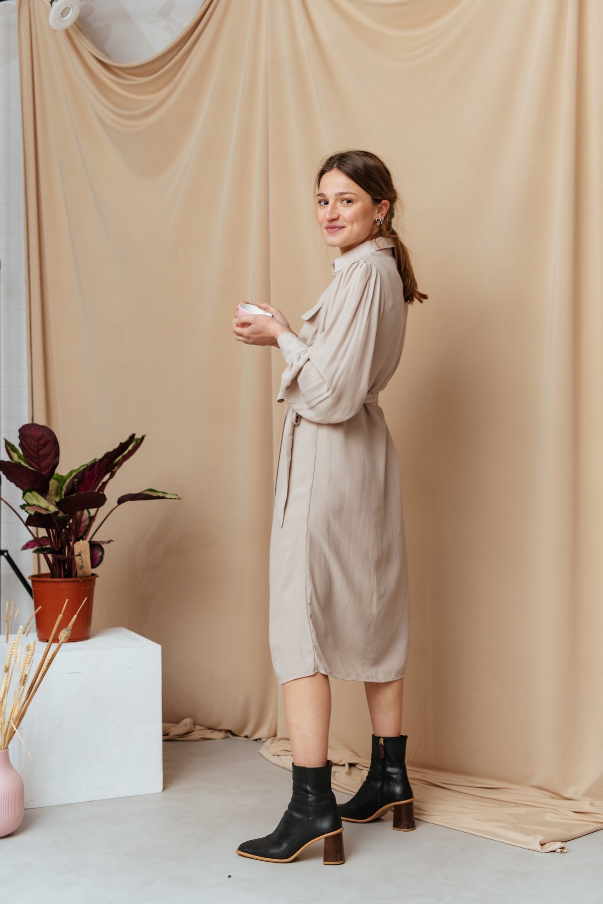 Jurk Vernor - beige