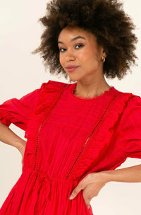 Cherry Paris Jurk Esmene - rood