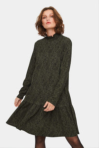 Saint Tropez Jurk Shila - zwart/groen