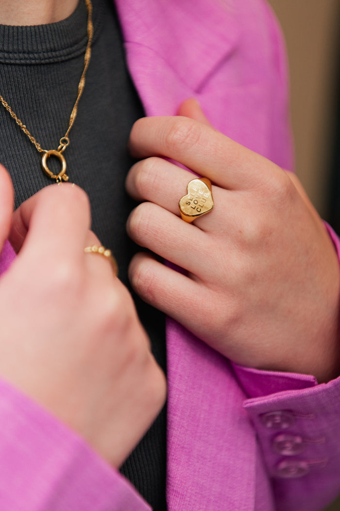 Ring Self Love Club - goud