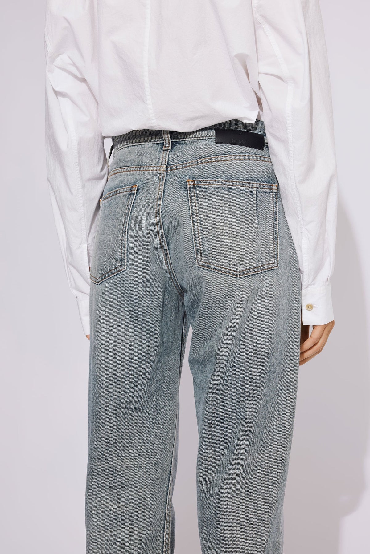 Won Hundred Jeans Pearl - afgewassen grijs (dirt blue)