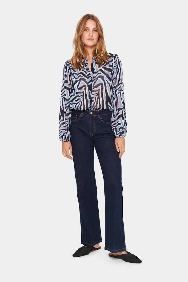 Saint Tropez Blouse Rain - multi