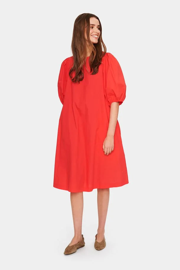 Saint Tropez Jurk Tajra - rood