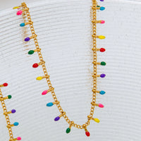 Rooi Ketting True Colors - goud