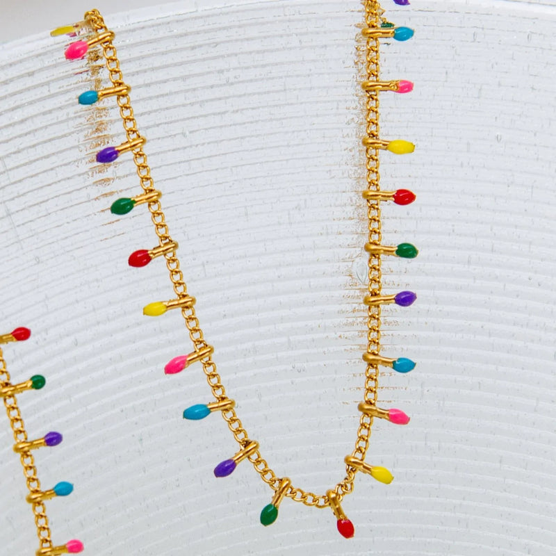 Rooi Ketting True Colors - goud