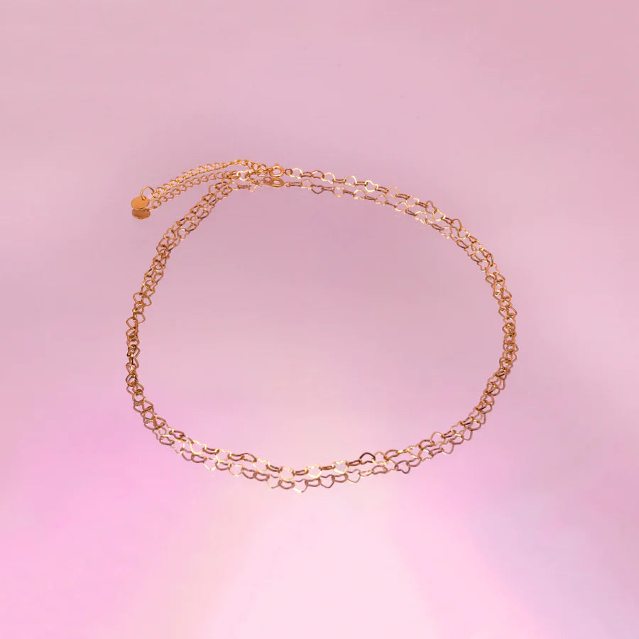 Ketting Lovey dovey - goud