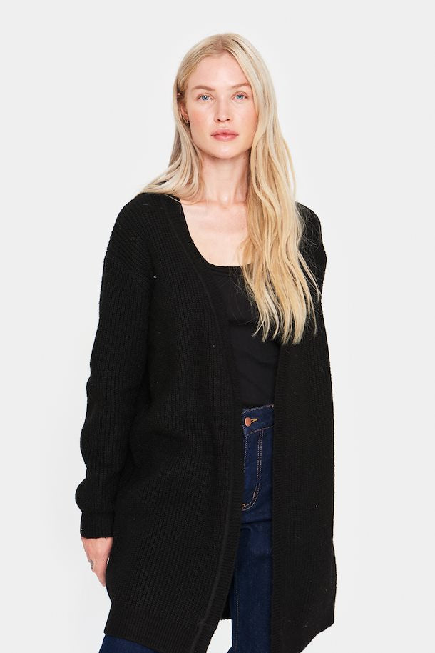 Saint Tropez Vest PeonySz - zwart