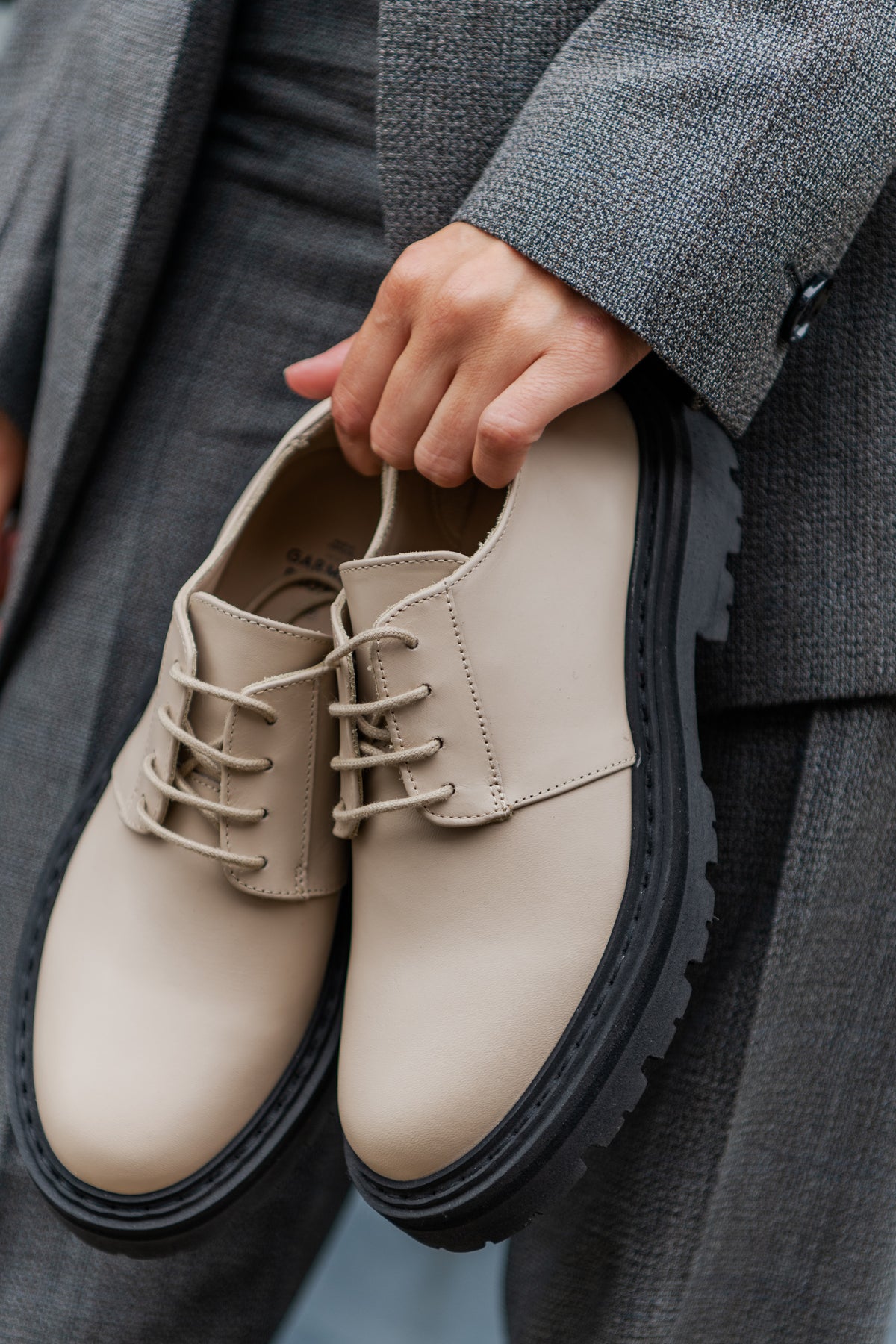 Schoenen Derby - beige