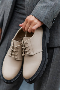 Schoenen Derby - beige