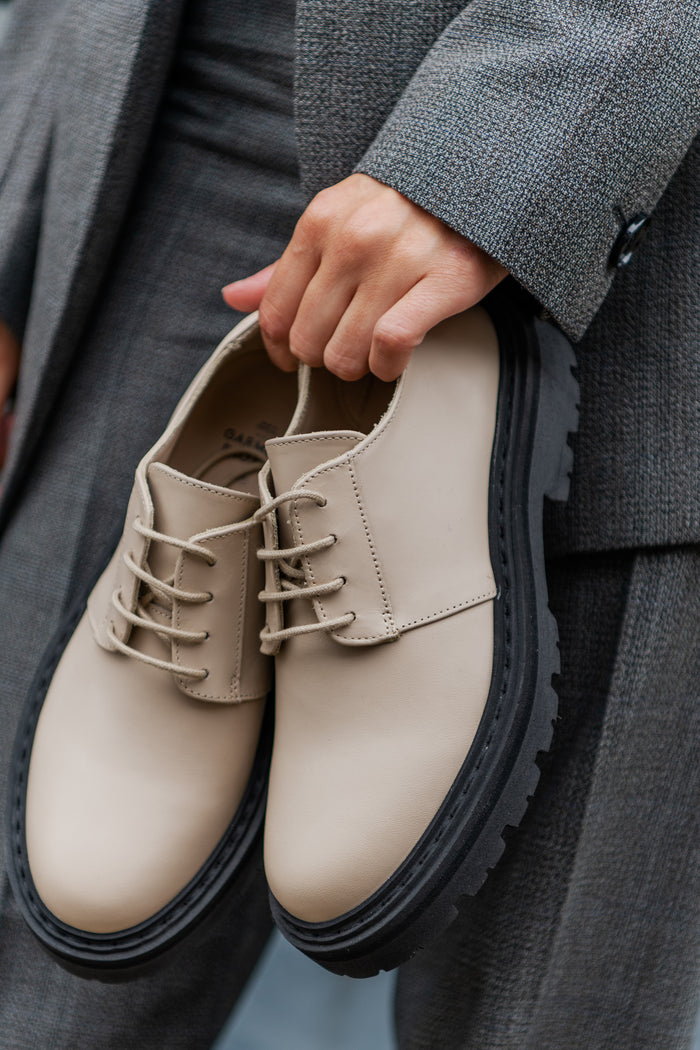 Schoenen Derby - beige