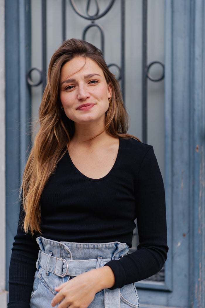 Won Hundred T-shirt Gemma - zwart