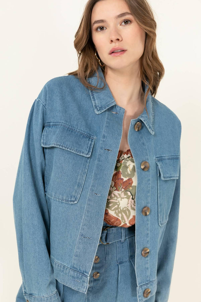 Cherry Paris Jas Bogota - blauw