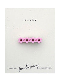 Haarclip Elle - roze