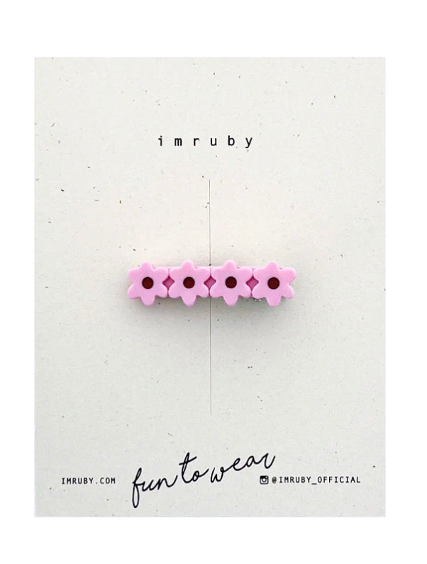 Haarclip Elle - roze
