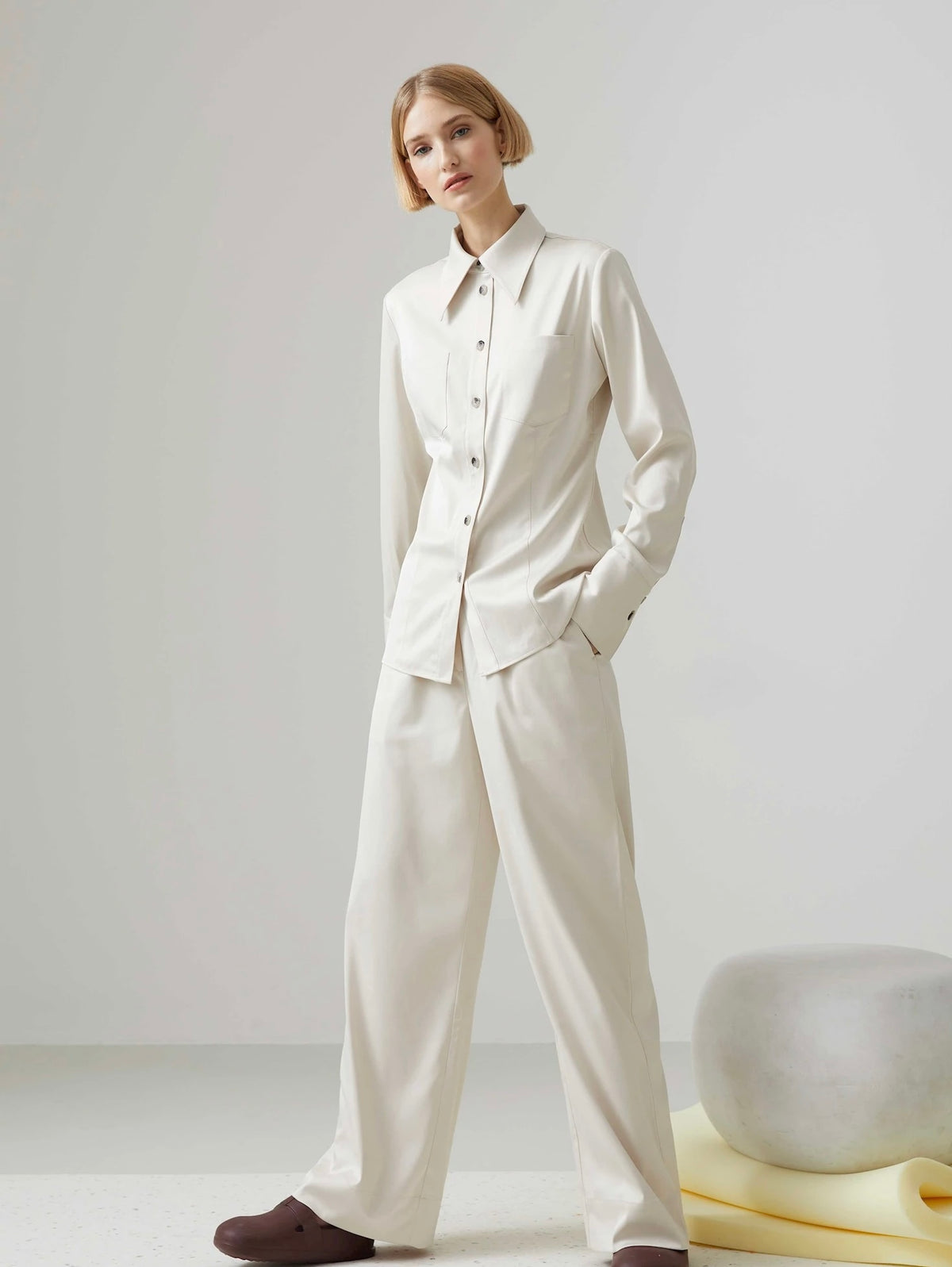 Catwalk Junkie Broek Camelia - ecru