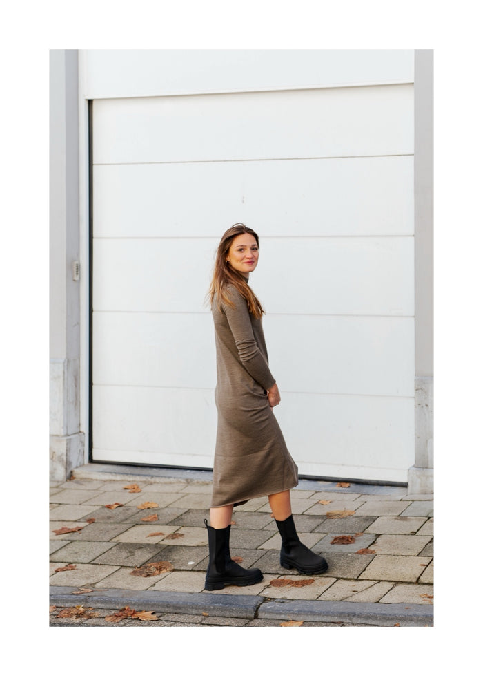 Catwalk Junkie Jurk Sara - bruin