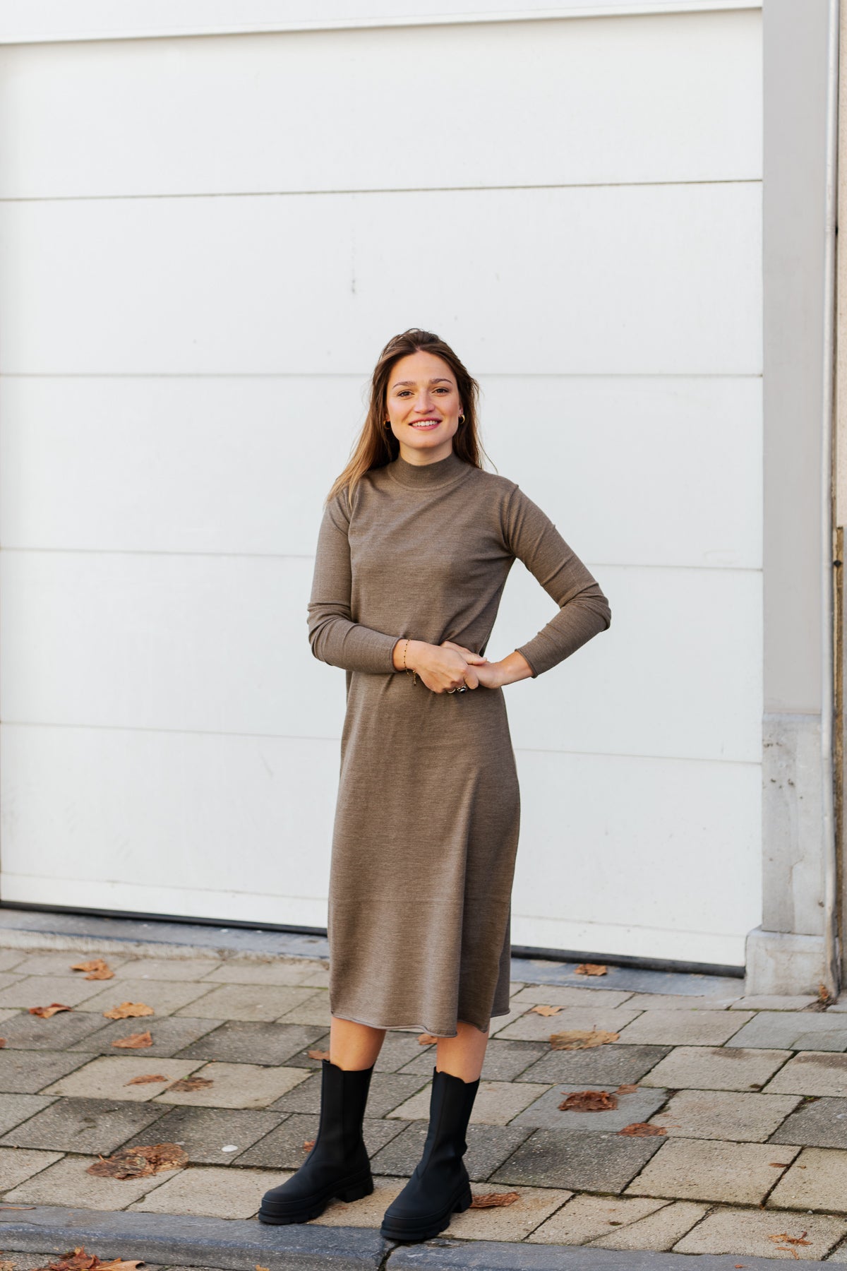 Catwalk Junkie Jurk Sara - bruin