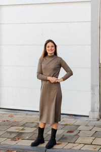 Catwalk Junkie Jurk Sara - bruin