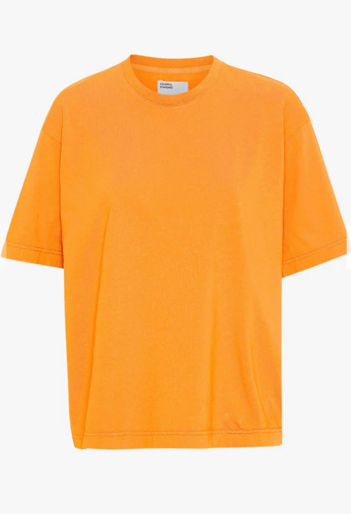 T-shirt Oversized Organic - sunny orange